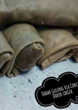 Dadar gulung vla coklat