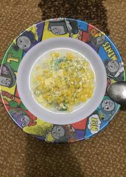 Sup Jagung Telur Simpel for Kids