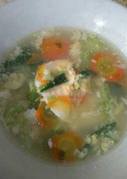 Sayur sop telur untuk anak2