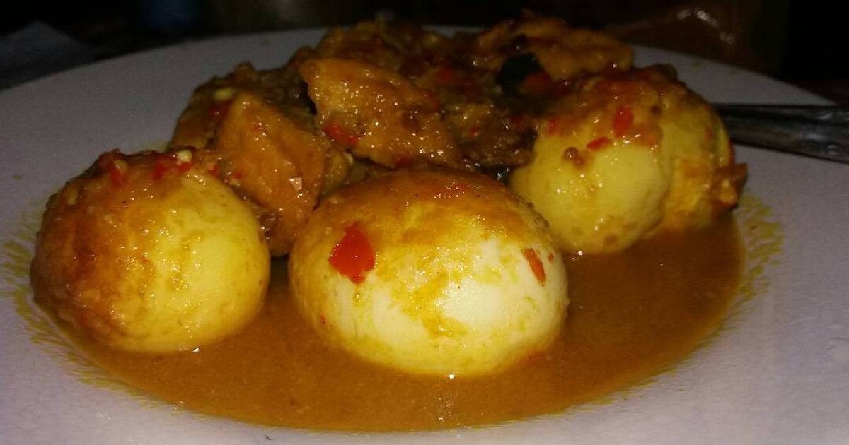 Kari telur  300 resep  Cookpad