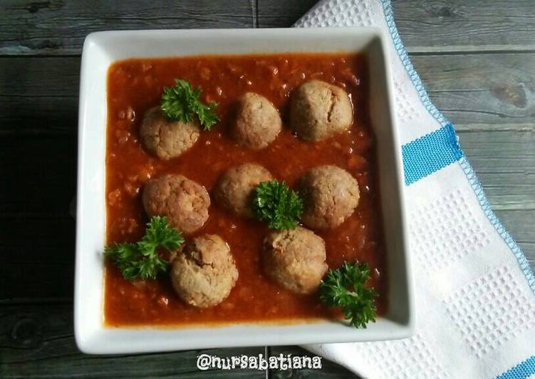 Resep #postingrame2_tempe Swedish Meat-Tempe Balls w/ Bolognaise Sauce
Kiriman dari Nur Sabatiana