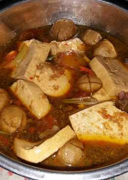 Semur bakso tahu