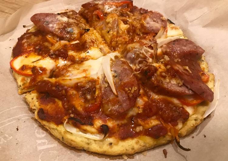 Resep Cauliflower Pizza / Pizza Kembang Kol Karya bukibuk