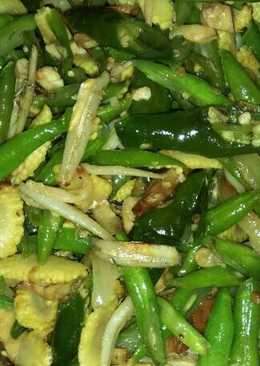 Oseng buncis cabe ijo