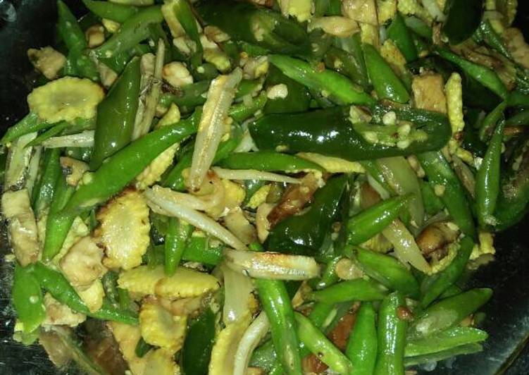 gambar untuk resep makanan Oseng buncis cabe ijo