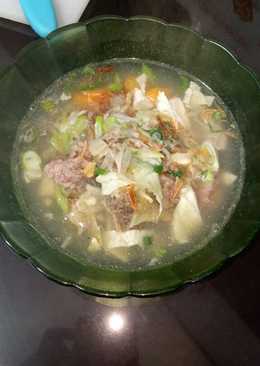 Sop daging ala warung cipto roso