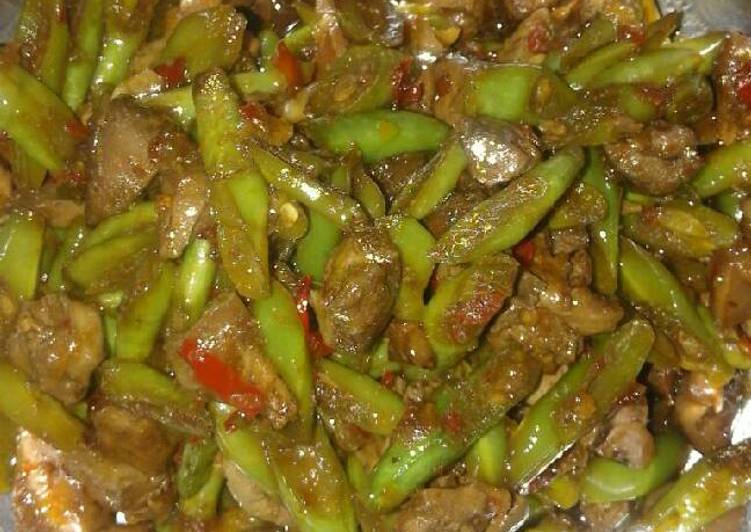 resep Tumis Buncis Jeroan