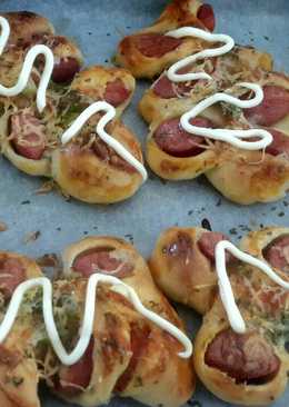 Roti Sosis Keju Mayo