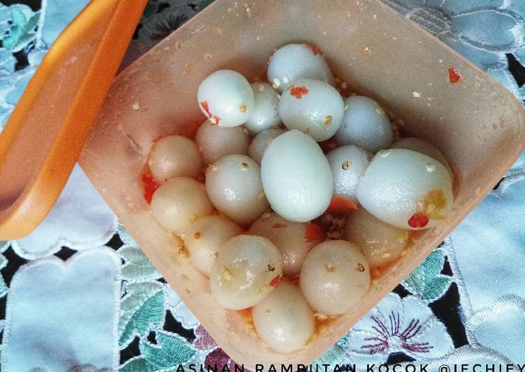 Resep Asinan Rambutan Kocok ala  Anak  Kost  oleh Ryzki Asri 