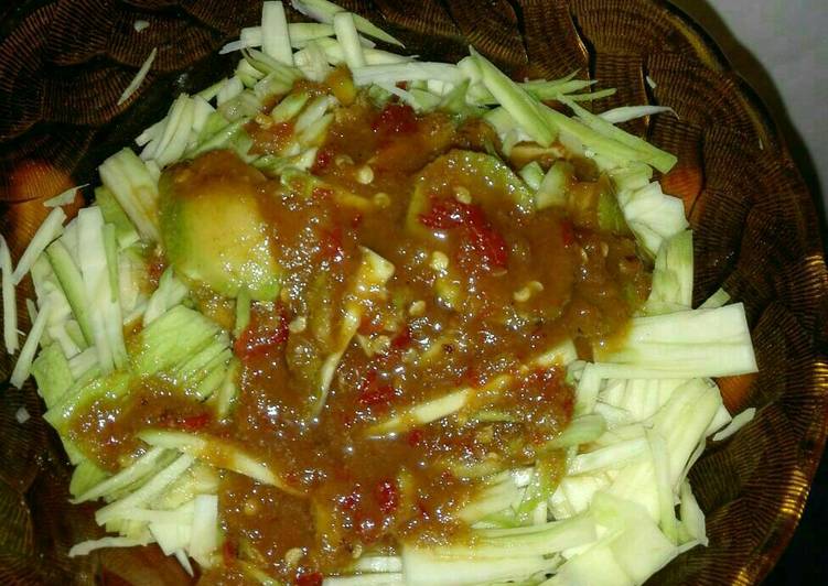 resep masakan Rujak Iris Mangga Muda