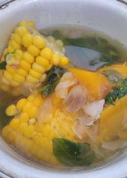 Sayur bening jagung waluh