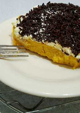 Cake Ubi dengan cream sederhana (Sweet Potato Moist Cake)
