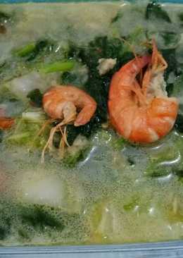 Soup spinach & prawn (bobor bayam&udang)