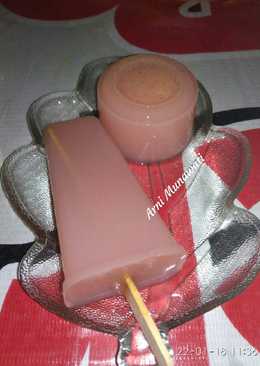 Puding jus jambu biji