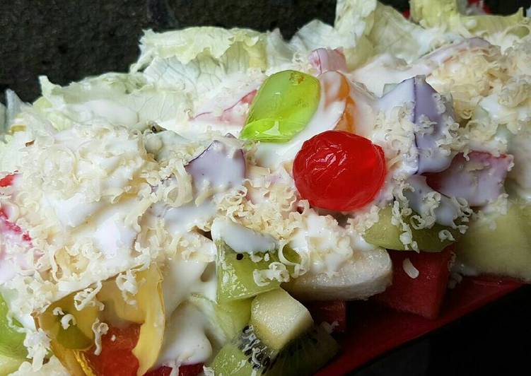 Resep Salad Buah Yogurt Kiriman dari Seruni Puspa Indah