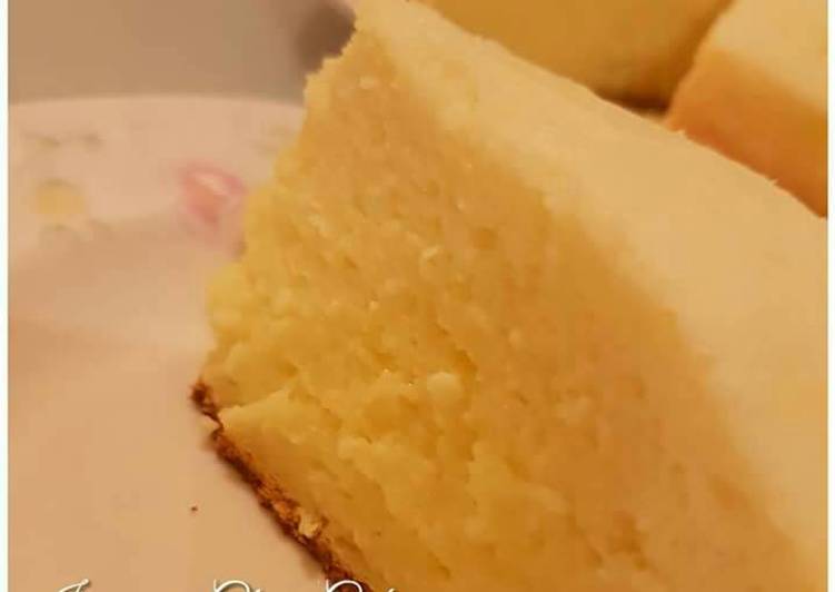 cara membuat Cotton Japanese CheeseCake (Rice Cooker)