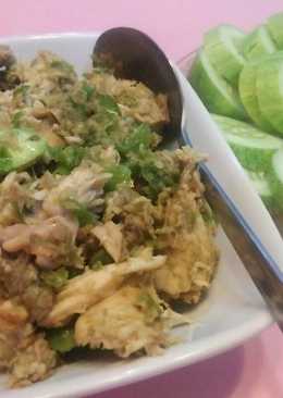 Ayam geprek cabe ijo pedes endess