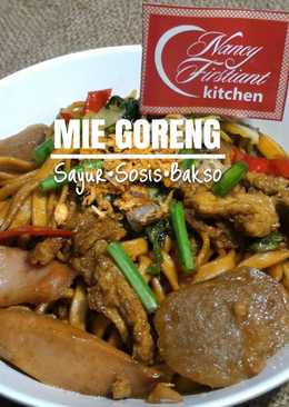 Mie Goreng Sayur Sosis Bakso