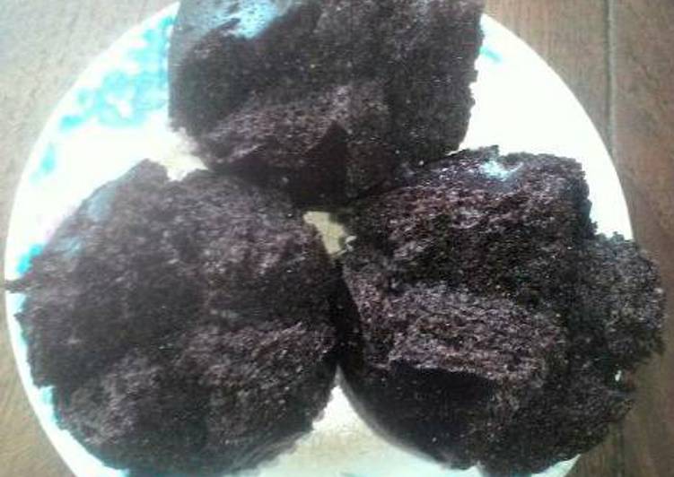 gambar untuk cara membuat Bolu Kukus Coklat Cappucino Vegan