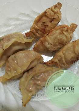 Gyoza/Mandu/Dumpling (ë§Œë';Â é¥…é ­) isi Tuna Sayur