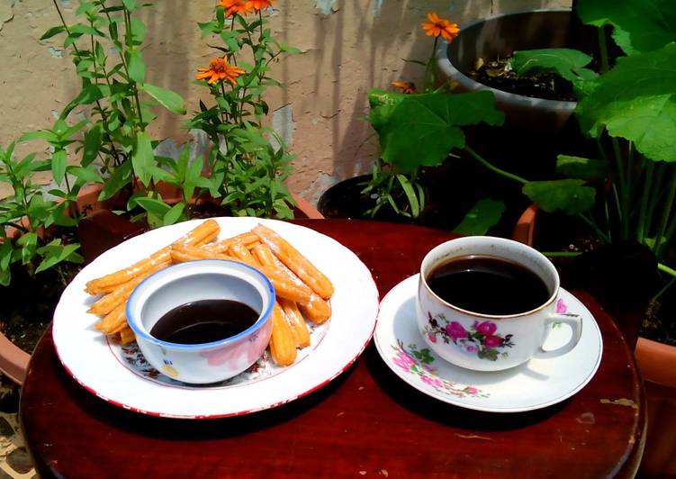 resep lengkap untuk CHURROS simple dan enak :-)