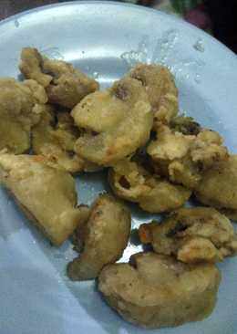 Jamur kancing goreng tepung