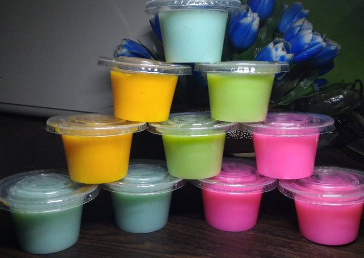 Resep Silky puding aka puding puyo.. Dari khalimah kitchen's