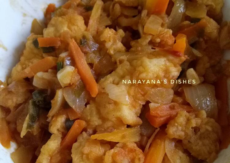 Dori fillet asam manis foto resep utama