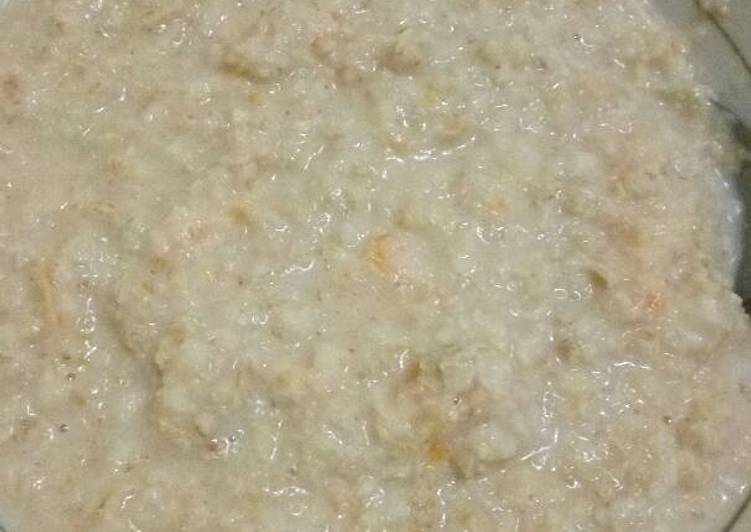 gambar untuk cara membuat Bubur Oatmeal Richeese Nabati Keju