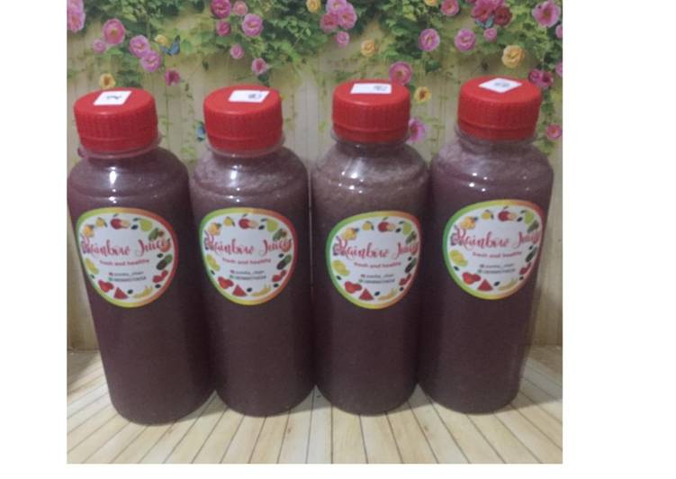 resep lengkap untuk Diet Juice Cucumber Red Spinach Apple Lime