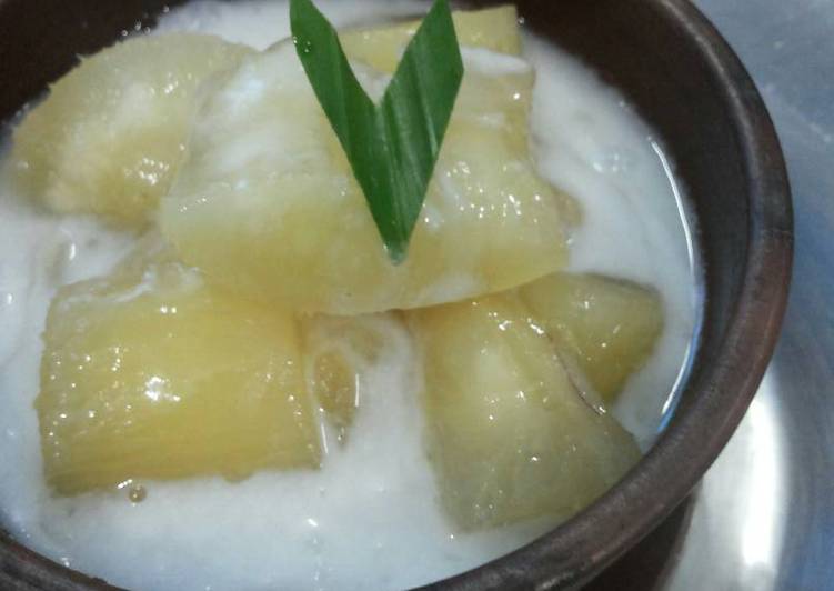 resep singkong ala Thailand (sweet casava)