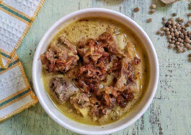 resep lengkap untuk Gulai tetelan kambing