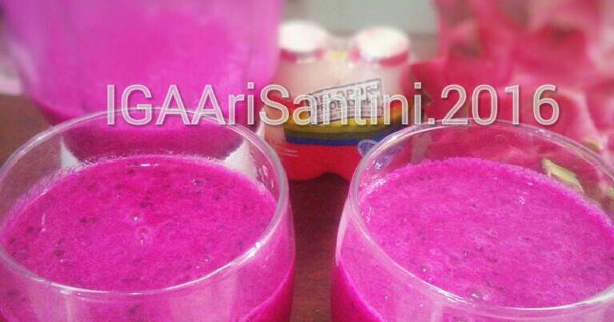 Resep Jus Buah Naga Rasa Yakult