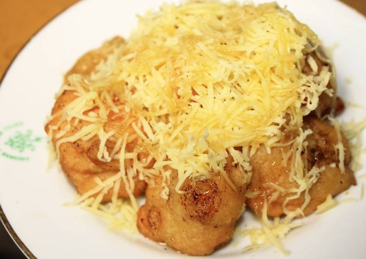 resep Pisang Goreng Keju Sous Madu