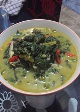 Sayur daun singkong teri jengki