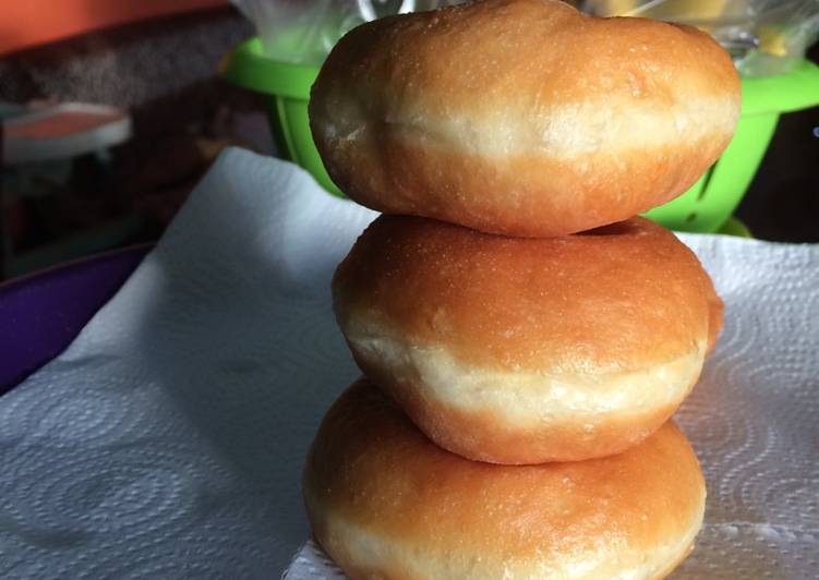 gambar untuk resep makanan Donat water roux