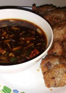 Pempek ikan tongkol dan cuko