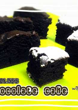 Eggless Chocolate Cake (super moist, no mixer) #pr_olahancoklat