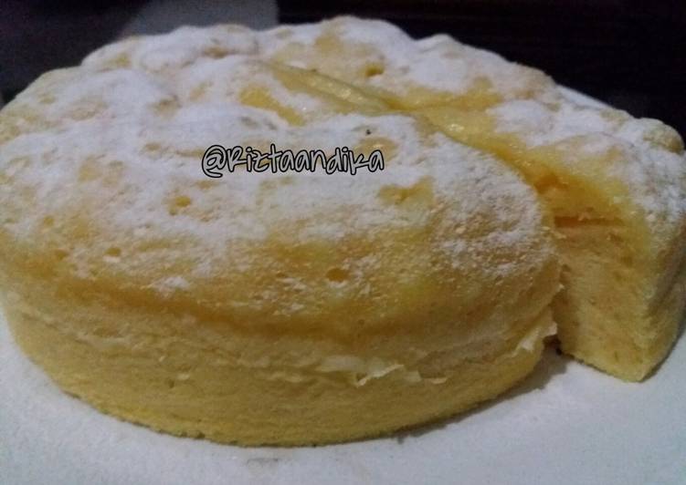 resep Fluffy Cheesecake