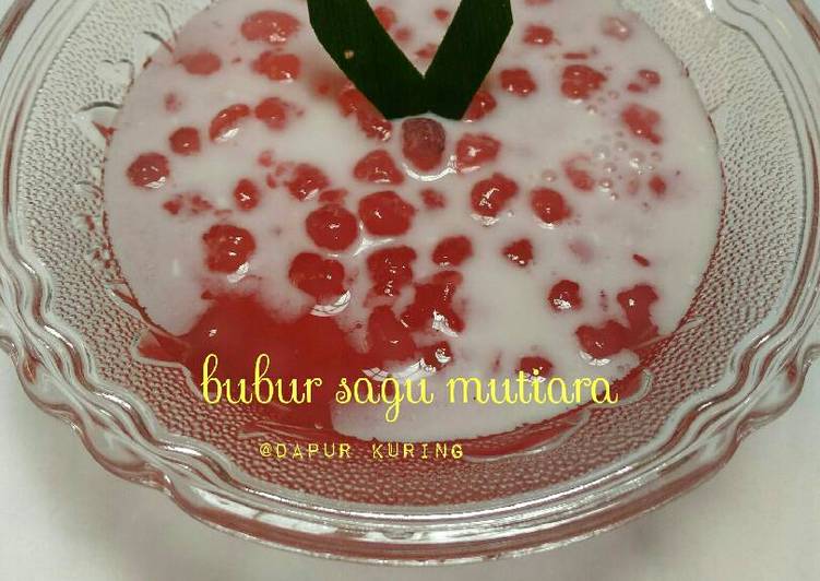 gambar untuk cara membuat Bubur sagu mutiara