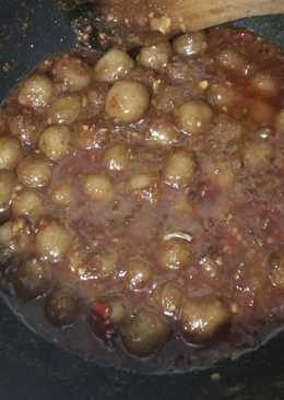 Cilok bandung bumbu kacang