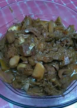 Gudeg ala rumahan no daun jati