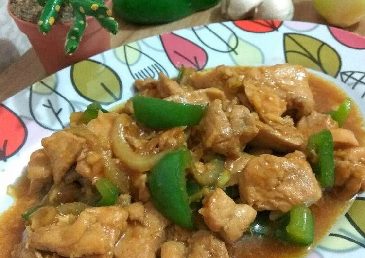 resep makanan Chicken Yakiniku ala Hokben??