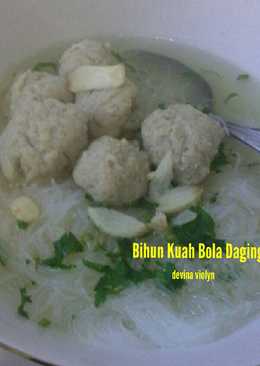 Bihun Kuah Bola Daging