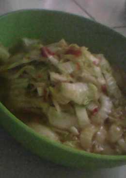 Sayur sawi oseng simpel pedes