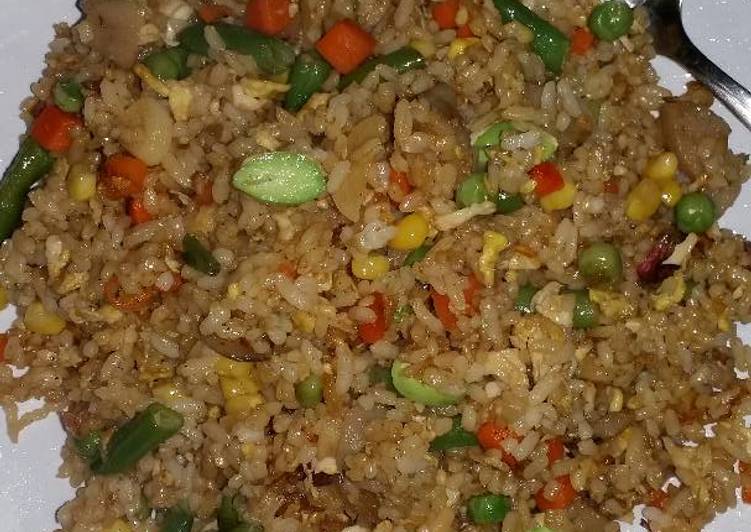 gambar untuk resep makanan Nasgor sehat ala bumil