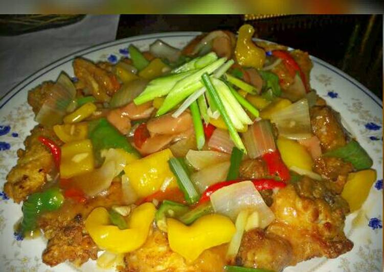 gambar untuk resep Ayam Kentucky Saos Tiram