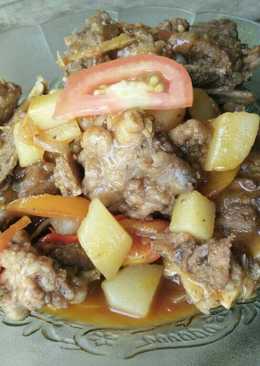 Daging Kentang Masak Tomat