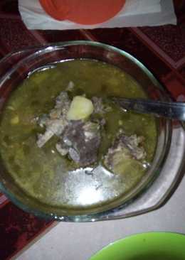 Sop iga sapi bumbu padang