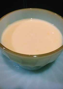 Hot milk pulpy orange